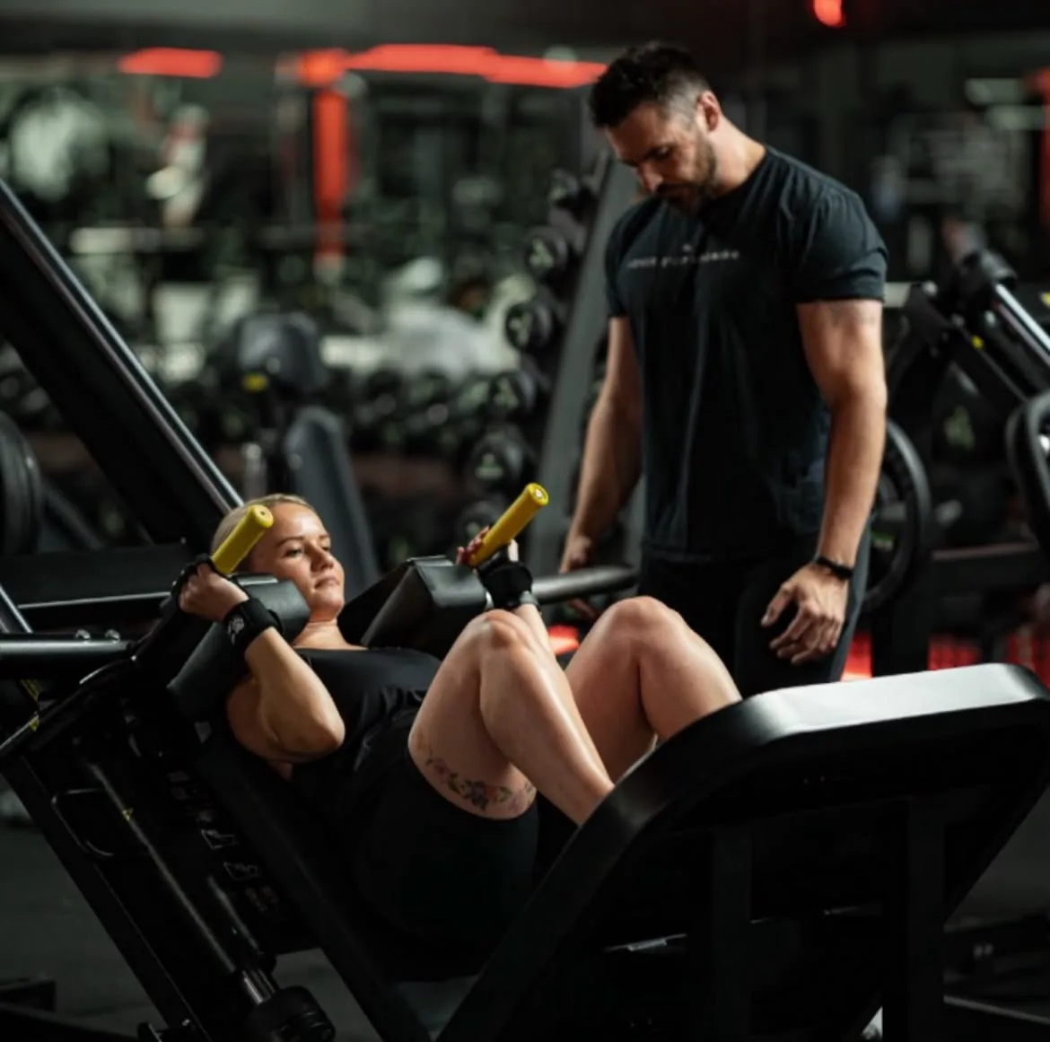 Dan Fitzsimons coaching a client